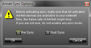 Sync Mode Options