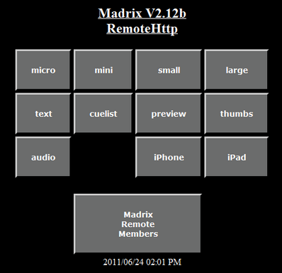 MADRIX Remote HTTP