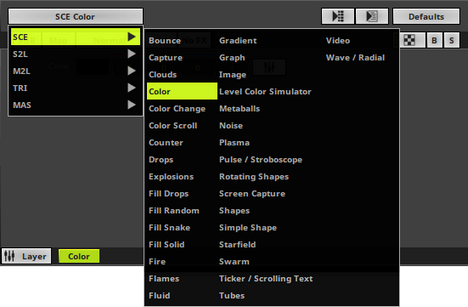 Selecting An Effect Selecting An Effect