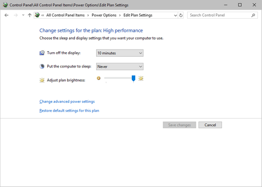 Change Advance User Settings Change Advance User Settings