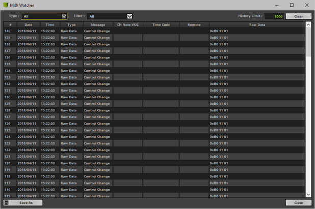 MIDI Watcher MIDI Watcher