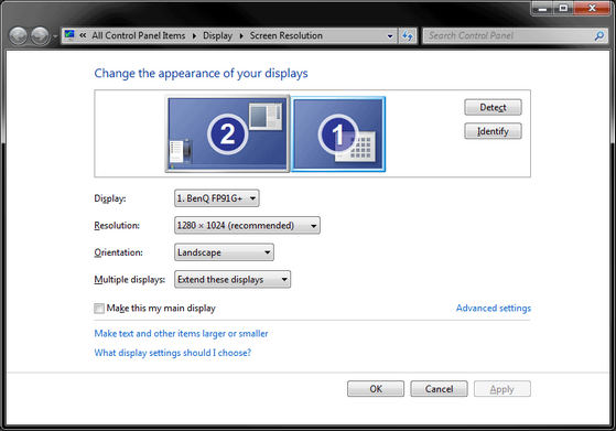 Windows Monitor Control Panel Windows Monitor Control Panel