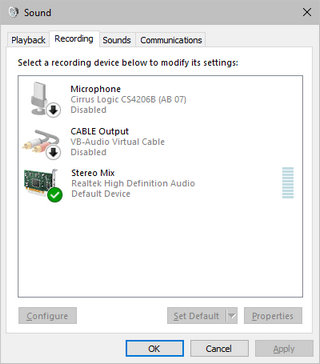 Windows Audio Devices Windows Audio Devices