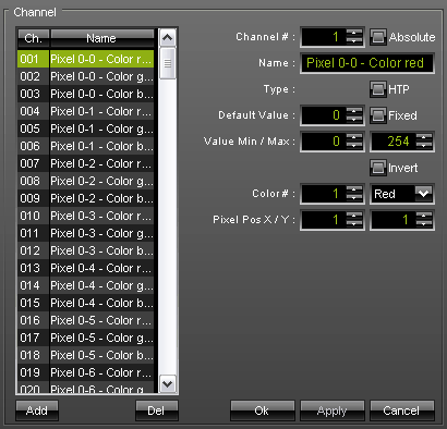 Channel Settings