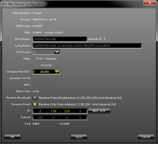 Device Configuration