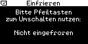 Einfrieren