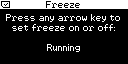 Menu Freeze