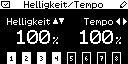 Tempo/Helligkeit