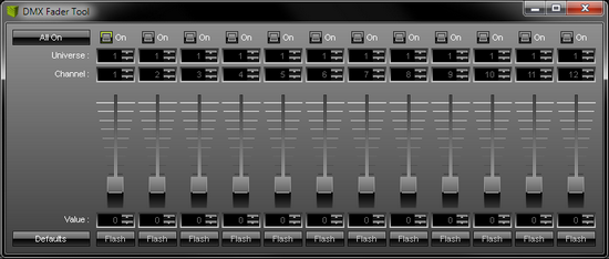 DMX Fader Tool