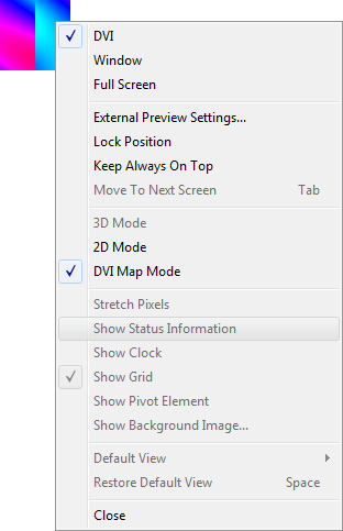 DVI Map Mode for DVI Output