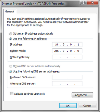 Windows TCP/IP Configuration