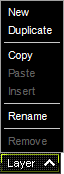 Layer Context Menu