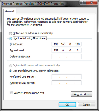 Windows TCP/IP Configuration