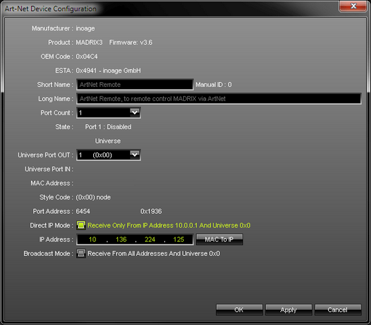 Device Configuration