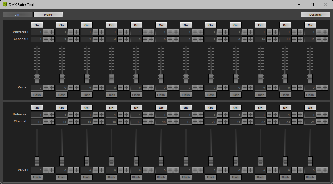 DMX Fader Tool