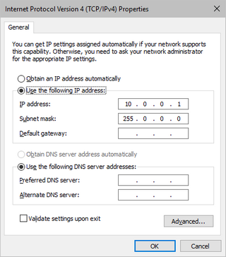 Windows TCP/IP Configuration