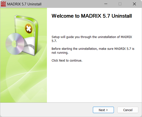 MADRIX Uninstall