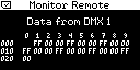 Menu Monitor Remote
