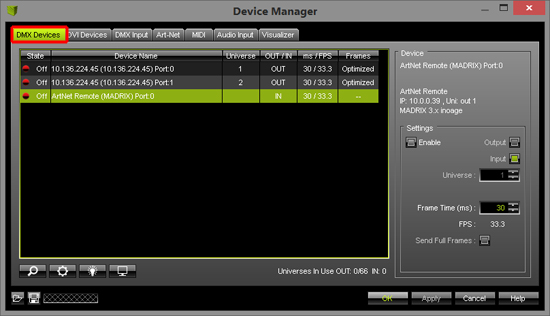 lightkey could not connect to dmx output